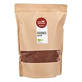 teeverliebt - Bio Rooibos-Tee ohne Aromazusätze 1kg I Loser Rotbusch-Tee in feinster Blatt-Qualität I Natürlicher & Koffeinfreier Tee-Genuss I Aus kontrolliert biologischem Anbau I 1000 g