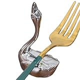 Fork Rest | Utensilienhalter | Swan Swan Design Ständer dekorativ für den Kochbereich Spüle Tür dient als romantischer Tischakzent, mischt die Herstellung der Zubereitung beim Schlafen