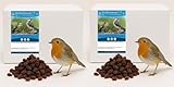 Futterbauer Futterrosinen 2 x 10 kg, Energiereiche Rosinen für Wildvögel, schnabelgerechte Happen, staubfrei & naturbelassen
