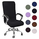 Souarts Bezug für Bürostuhl Bürostuhl-Bezug Abnehmbare Elastische Universal Stretch Stuhlhussen Stuhlbezug Computer Stuhl Schreibtischstuhl Drehstuhl Office Chair Abdeckungen Hussen