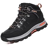 VTASQ Wanderschuhe Herren Damen Trekkingschuhe Leichte Outdoor Trekkingschuhe Knöchel Schuhe Herren Sneaker Ultralight Sportschuhe für Camping Schwarz 40EU