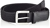 Marc OߴPolo Herren Gürtel geflochten aus Stoff, Schwarz (Black), 95