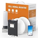 ANYCALL Mobilfunk Signalverstärker für Große Bereiche 4G LTE GSM Repeater Verstärker am Band 1, 3, 7, 8 und 20 für E-Plus O2 T-Mobile Vodafone und Mehr, Duale Signalverstärker, Duale Innenantennen