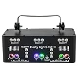 Disco Licht Party Licht mit Fernbedienung, 21 LED DJ Licht mit 64 Mustern, 4 Steuerungsmodi, Partydekoration, Disco Lampe für Geburtstagsfeier Bühne