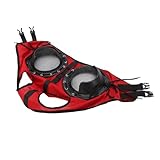 HEEPDD Fokushilfe für Renn- und Trainingspferdebrillen, Rote, Atmungsaktive Augenabdeckung für Pferderenn- und Trainingsausrüstung