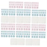 30 Blatt Doppelseitige Nagelkleber Aufkleber Nagelkleber Sticker für Kunstnägel für Maniküre und Nagelstudio Einfache Anwendung für Verschiedene Anlässe