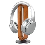Universal Kopfhörerständer aus Holz - Stylischer Halter für Gaming Headset & On Ear Kopfhörer,Headphone Stand U-förmiger Bogendesign - 24 cm hohe Kopfhörerständer, Ideal für Büro und Zuhause