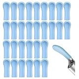 Funngy Silikon Ohrreiniger Kopf,30 PCS Silikon Ohrenschmalzentferner Ersatzspitze Ohrlöffel Zubehör Ohrenschmalz Entferner Kopf für Ohrreiniger Ohrenstäbchen Otoskop mit Licht Ohrlöffel