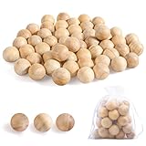 50 Stücke Mottenschutz Mottenabwehr Mottenkugeln aus Zedernholz Geruchskugeln Mottenstop für Kleiderschrank gegen Motten (50, 2.2cm)