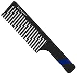 Blue Carbon® Clipper Comb - Haarschneidekamm - Haarkamm Männer - Friseurkamm Profi - Friseur - Bruchfester Carbon Kamm - Barber Comb - Hair Comb