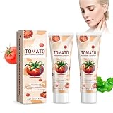 2 Stück Skincare Purifying Gel Cleanser, Intense Reinigungsgel Waschgel Für Das Gesicht Gesichtsreiniger Mit Tomaten Für Die Haut, Entfernt Schmutz, Unreinheiten & Make-Up Mit Sanftem Peelingeffekt