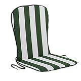 PATIO Stuhlauflage Niedriglehner 74 x 38 cm Sam Monoblock Auflage Sitzkissen mit Schnüren Indoor & Outdoor