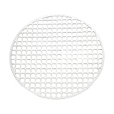 XIAOXIAOYU Runder Grillrost, rund, Feuerstellenrost – Bar Seave – Küche, antihaftbeschichtet, vielseitig, Dampfständer für Camping, Outdoor, Roting Pizza Lebensmittel