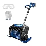 Akku Schneeschaufe für Makita 18V Batterie,Akku Schneefräse,3000W Bürstenloser Motor bis 24cm Räumhöhe,8.5m Wurfweite,38cm Arbeitsbreite,Einstellbare Auswurfrichtung,ohne Akkus & ohne Ladegeräte