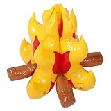 GARIOUANS Aufblasbares PVC Lagerfeuer Robustes Lebensechtes Camping dekor für Kindergeburtstage Zelten und Outdoor Partys Schnelles Aufblasen Kreatives Fantasievolles Spiel
