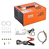 VEVOR PCP Kompressor 30Mpa/4500 PSI Luftkompressor 0,5L Tragbarer PCP Kompressor DC12V & AC115V 25min Einschaltdauer Luftpump 500-W-Hochleistungskonverter Hochdruckpumpe Airgun Gewehr