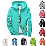 Fahrradjacke Herren Regenjacke Wasserdicht Atmungsaktiv Wanderjacke Windbreaker Outdoor Jacken Leichte Windjacke Trekking Regenjacke Radjacke