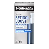 Neutrogena Retinol Boost Nachtcreme 50 ml, Anti-Aging Pflege mit Retinol, Hyaluronsäure und Antioxidans, unparfümierte Gesichtscreme gegen Falten und für straffere Haut