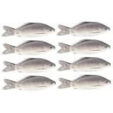 TOYANDONA 8 STK künstlicher Fisch Kinder Plüschtiere Aquarienfische Fisch-Spielset-Modell -Dekor interaktives Spielzeug Fische Spielzeug Heimdekoration Fischimitat als Spielzeug Pu Grey