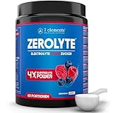 ZEROLYTE • Elektrolyte OHNE ZUCKER • 60 Portionen • Für Sport und gegen Kater • Elektrolyt Pulver kalorienarm und zuckerfrei • Power Electrolytes Plus mit Berry-Geschmack – 360g