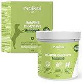 MAIKAI Immune Digestive 150g - Probiotika Pulver für Hunde - Nahrungsergänzungsmittel für immunsupprimierte Hunde und Katzen - Verbessert die Darmschleimhaut - Darmbakterien - Stärkt das Immunsystem,