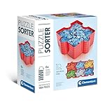 Clementoni Puzzle-Sortierer - 6X stapelbare Sortierhilfe Schalen für Aufbewahrung, Organisation & Transport - Puzzle-Zubehör für Puzzle bis 1000 Teile, 37040