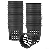 Netzkorb aus Kunststoff für Hydrokultur-Anbau und Kindergarten, entwickelt zur Förderung der Wurzelluftströmung und Drainage (24 Stück)