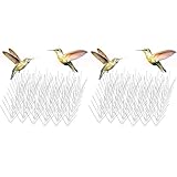 Mocturnity 12-Teiliges Taubenabwehr-Set Aus Edelstahl Zur Abwehr Von Vögeln, Tauben, Eichhörnchen und Katzen für Gartenzäune