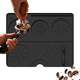 espreso Stopfmatte – Kaffee-Tamper-Pad, Matten-Pad, Werkzeug für Baristas, hitzebeständige Bar-Werkzeugstation für Morgen-Enthusiasten, Zuhause, Geschäft, Arbeitsplatte, professionelle Anfänger