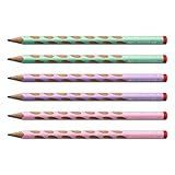 STABILO - Ergonomischer Dreikant-Bleistift für Rechtshänder - EASYgraph in pastellgrün
