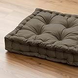 YFHT Bankauflage Samtstoff 10cm Dick, Sitzkissen & Rückenkissen Outdoor Polsterauflage - Gartenbankauflage für Gartenmöbel Bankkissen Sitzauflage Gartenbank,Light Brown,150x50x10cm