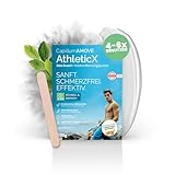 Capillum AMOVE AthleticX Premium Enthaarungscreme Intimbereich - extra sanftes Enthaarungspulver Männer [200g] Schmerzfreie Dusch-Haarentfernungscreme ohne Zusatzstoffe mit neutralem Geruch