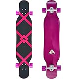 Apollo Dancer Longboard Papua, 46 x 9,5 Zoll, ABEC 9 Kugellager, stylische Longboards, perfekt zum Dancing für Profis und Anfänger, Komplettboard für Tricks und Moves Aller Art, Cruiser Longboard