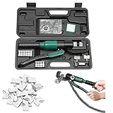 Hydraulische Crimpzange, Kabelschuh Presszange, Kabelschuhzange 4-70 mm² Hydraulische 10T Crimper für hydraulische Kabelschuhe für Batteriekabelschuhe