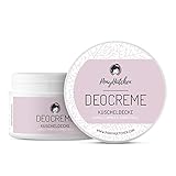 PonyHütchen Deocreme ohne Aluminiumsalze / 50 ml Naturkosmetik Deo Creme/Bio/Vegan/Swiss Handmade/Ideal im Handgepäck/Natürlich wirksam - ohne Alu/Wird im Sommer nicht flüssig