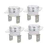 Angoily 4Stücke Temperaturregler Thermische Schalter für Mikrowellen Backöfen Heizgeräte Präzise Temperatursteuerung und Hohe Zuverlässigkeit