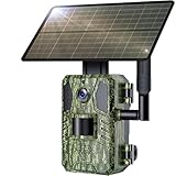 XTU Wildkamera mit SIM Karte, 4G Wildkamera mit Handyübertragung App, LTE Wildtierkamera mit Nachtsicht Bewegungsmelder, PIR Bewegungsmelder, No-Glow Infrarot Nachtsichkamera mit 7800mAh Akku