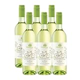 Landlust Weißer Burgunder & Rivaner BIO Weißwein Trocken (6 x 0.75 l )