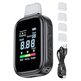 Genérico Alkohol-Atemtester, Digitales Alkoholmessgerät, Alkoholdetektor im, für Fahrten, Reisen im Freien, Wandern, persönlichen Gebrauch, zu Hause und