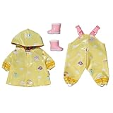 Baby Born Regen-Oufit mit Regenmantel, Regenhose und Gummistiefeln für 43 cm Puppen