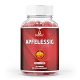 BeLive Apple Cider Vinegar Apfelessig-Gummis - 60 Stück, zuckerfrei, unterstützen Entgiftung, Reinigung & Verdauung. Lecker, vegan, keto-freundlich, nicht gentechnisch verändert, glutenfrei