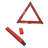 Veemoon 2Stücke Faltbares Warndreieck Für Auto Verkehrssicherheits Kit Kompakt Tragbar Für Pannenhilfe Straßenbau Wind Verschleißfest