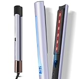 Infrarot-Ionen Haarglätter, PARWIN PRO BEAUTY 2 IN 1 Glätteisen Locken und Glätten, Infrarot- und Ionen-Therapie, Anti-Frizz- und Glanz-Effekt, 14 Temperatur-Einstellungen 100-230℃ Lila