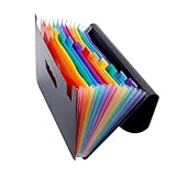 Homoyoyo Lagiger Multifunktionaler aus Robustem Kunststoff Leichter Tragbarer Aktendeckel für Schule und Büro Farbiger Aktenordner zur Dokumentenorganisation und Aufbewahrung