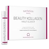 Sanhelios Beauty Kollagen HAUT-ELIXIER – Anti Aging zum Trinken* | TRY ME | 7 Trinkampullen - 2500 mg Premium-Kollagen-Peptide + Biotin, Kupfer & Vitamin C, Blütenhonig & Gelée Royale