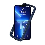 RhinoShield Bumper Case kompatibel mit [iPhone 13/13 Pro] | CrashGuard NX - Stoßdämpfende Schutzhülle im schlanken Design - 3.5 Meter Fallschutz - Marineblau