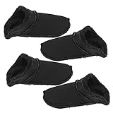 CALLARON 2 Paare Winter Clogs Schuh Einlegesohlen Futter Warm Fellig Waschbar Komfortabel Für Damen Herren