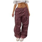 TYUIOP Cargo Shorts Damen Seitentaschen Damen Leggins Größen Xs - 5XL Cargo Hose Damen Stretch Mit Taschen Jogginghosen Für Damen Cargo Hose Damen Grün Hose Damen Beige Weite Hose