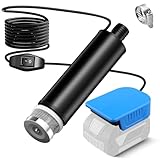 Tauchpumpe für Bosch Akku GBA 18V Schmutzwasserpumpe Wasserpumpe Flachwasserpumpe Saugpumpe Absaugpumpe,Poolpumpen,Gardena,Keller,Pool,Gartenbewässerung, Autowäsche(KEIN Akku)