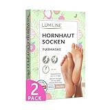 Hornhaut Socken Fußmaske Hornhaut Entfernung Fussmaske Hornhautentfernung Hornhautentferner Socken Hornhaut entfernen Fußpeeling Baby Foot Fuss Hornhautsocken (bis Gr. 43 einschliesslich) Maske 2Paar